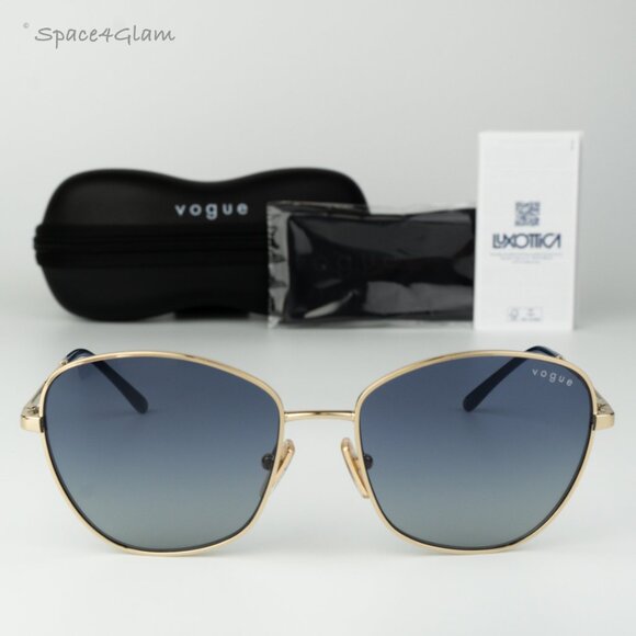 Vogue Women Sunglasses Gold Grey Blue Grad Butterfly VO4232S 848/4L BRAND NEW main image 6